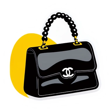 Chanel bag sticker