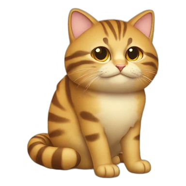 Chat sur tortu sticker