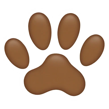 animal paw sticker