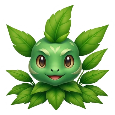 Pokemon red and green legendary grass type sticker