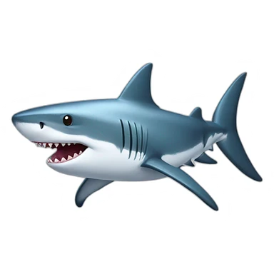 Shark-with-hat sticker