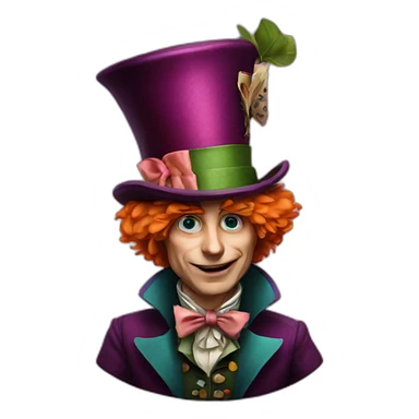 Mad Hatter sticker
