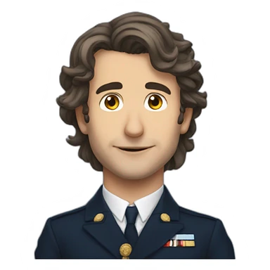Macron amoureux Marine lepaine sticker