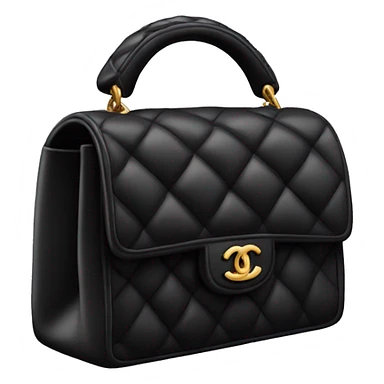 Black Chanel bag sticker
