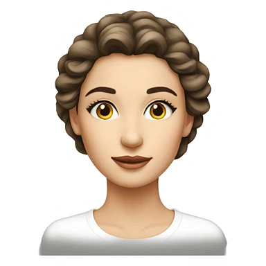 beautifu woman face, european face sticker