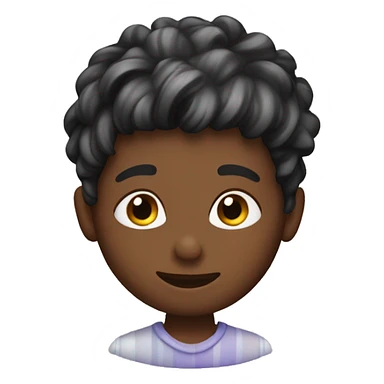 A boy dyeing his hair sticker