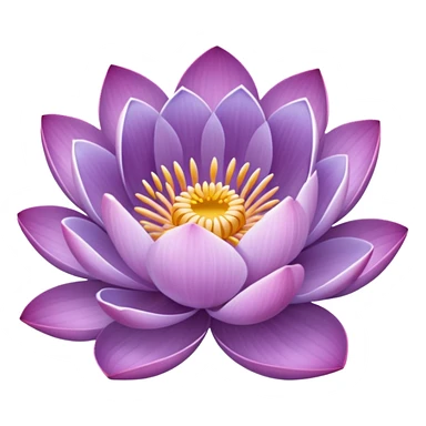 Lilac lotus sticker