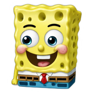 Sponge bob and garie sticker