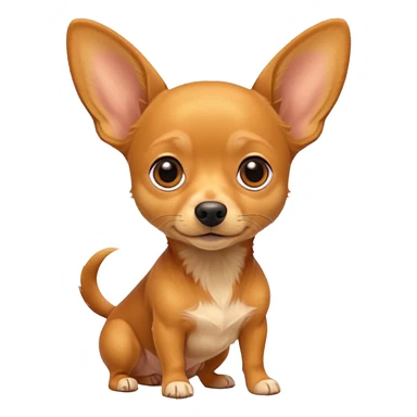 Make a yellow and orange color Chuiwawa mix and dachshund sticker