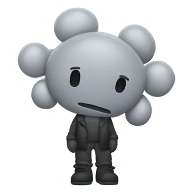 Make a kaws  sticker