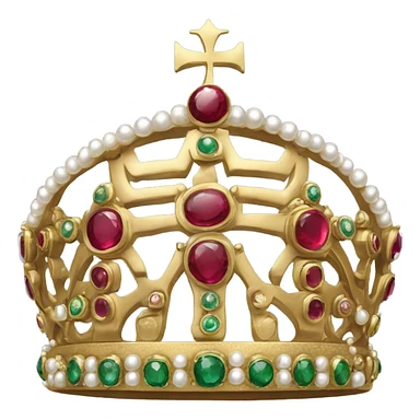 Crown of Justinian Byzantine  sticker