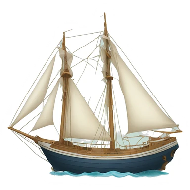 Sailing ship sticker