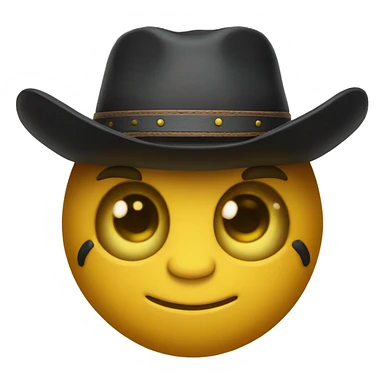 Bumble Bee wearing a cowboy hat  sticker