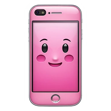 pink cell phone sticker