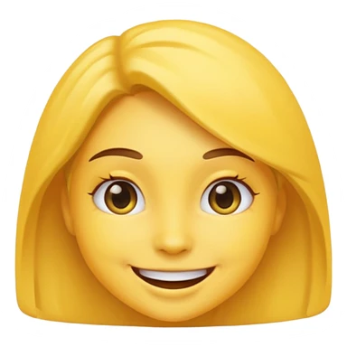 Emodži dievka sticker