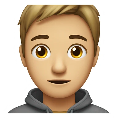 carita con ojos de dolaer sticker