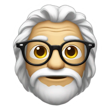 singe avec des lunettes sticker