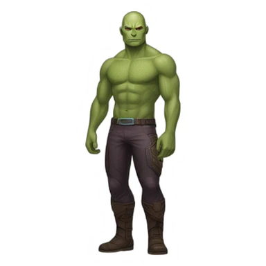 fullbody drax marvel sticker