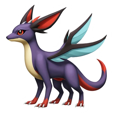  Nargacuga-Latias-Umbreon-Noivern-Pokémon-Fakémon-fusion (full body) sticker