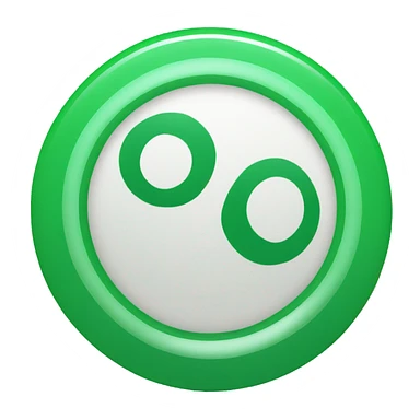 green circle sticker