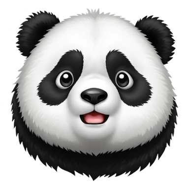 Panda asking for help  sticker