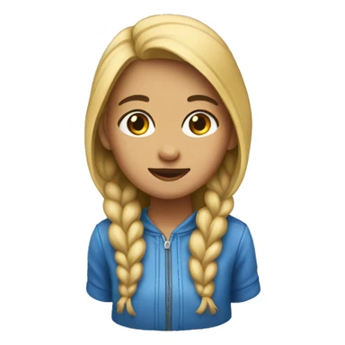 Girl with a criptop sticker