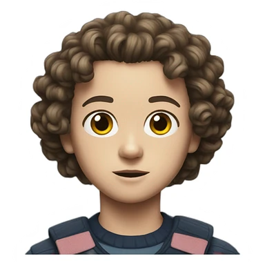 Eleven from stranger things sticker