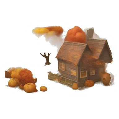 autumn atmosphere sticker