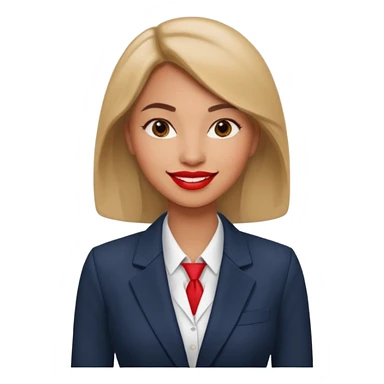 business woman sticker