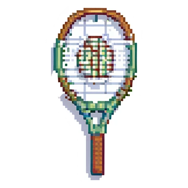 tennis racket sticker
