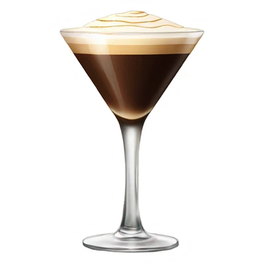 Espresso martini  in tall glass sticker