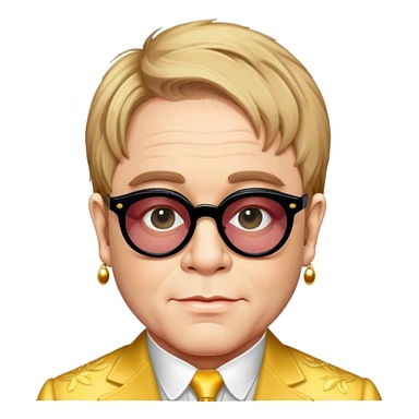 Elton John sticker