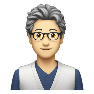 gojo satoru whit glasses sticker