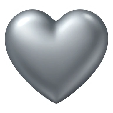 heart shape mercury planet sticker