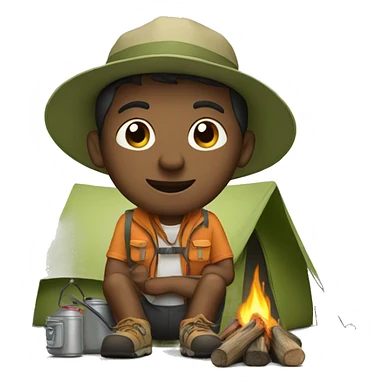 Camping  sticker