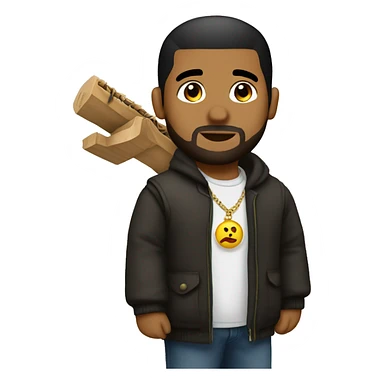 drake holding pew sticker