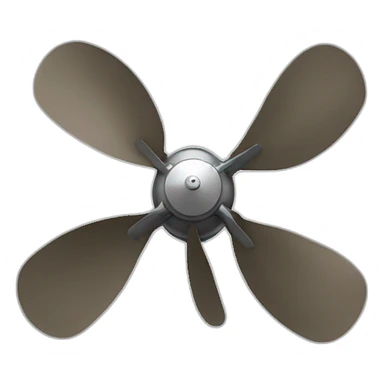 Propeller fan sticker