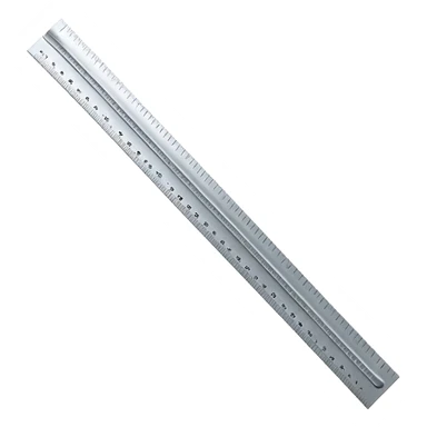 growing ruler with extended marks sticker