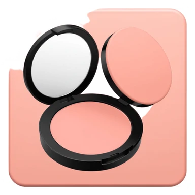 salmon pink makeup packaging sticker