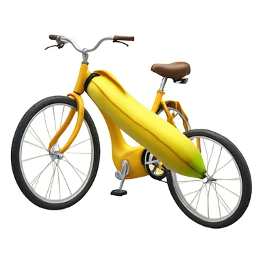 Banana bicycle  sticker