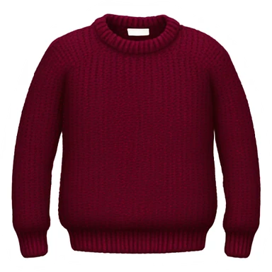 burgundy sweater  sticker