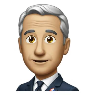 President of France sticker