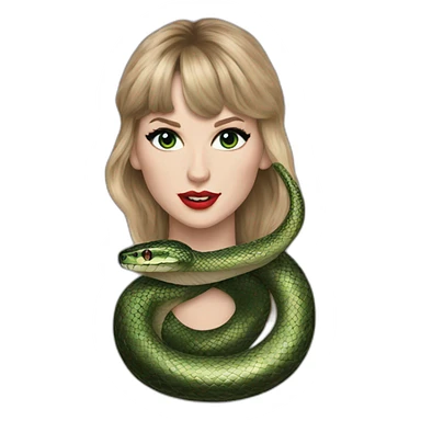 taylor swift reputation era snake sticker
