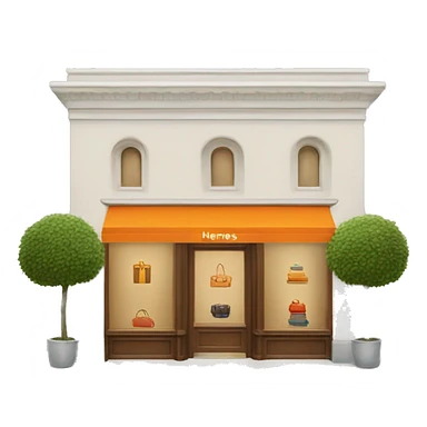 Hermes boutique sticker