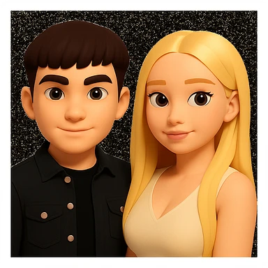 Make the upper body of the girl slightly more voluminous with very subtle and natural changes, and shift the girl slightly to the right. Preserve the original style and look of the image. sticker