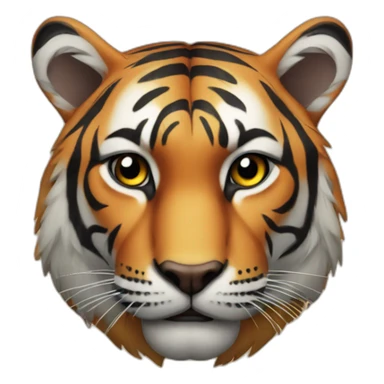 Wood tiger sticker