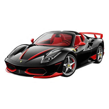 black farari car koli si change kar do sticker