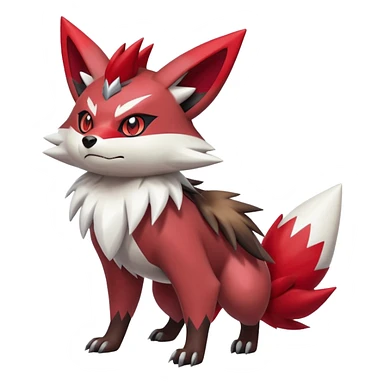 Shiny Zigzagoon-Zorua-Zangoose-Hybrid (Full body) sticker