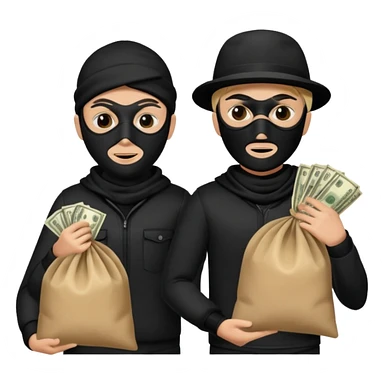 two robbers sticker