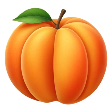 Apricot sticker